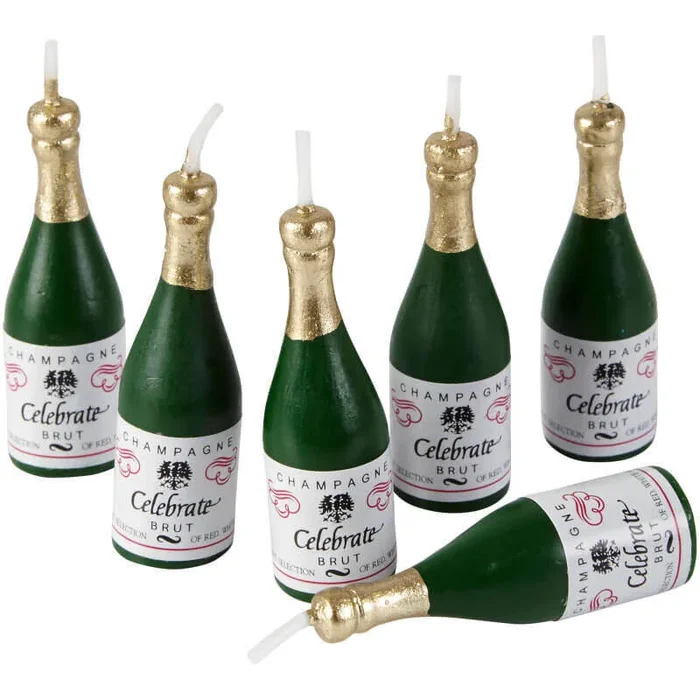 Wilton Champagne Bottle Candles