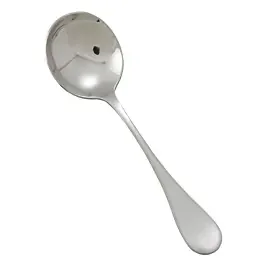 Winco 0037-04 6-1/4″ Venice Flatware Stainless Steel Bouillon Spoon