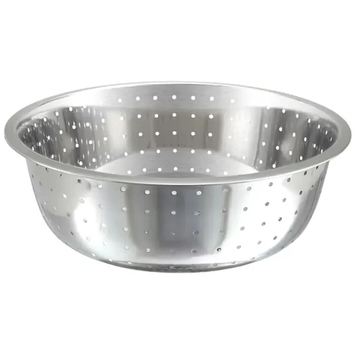 Winco CCOD-15L S/S 15″ Chinese Colander with 5mm Holes