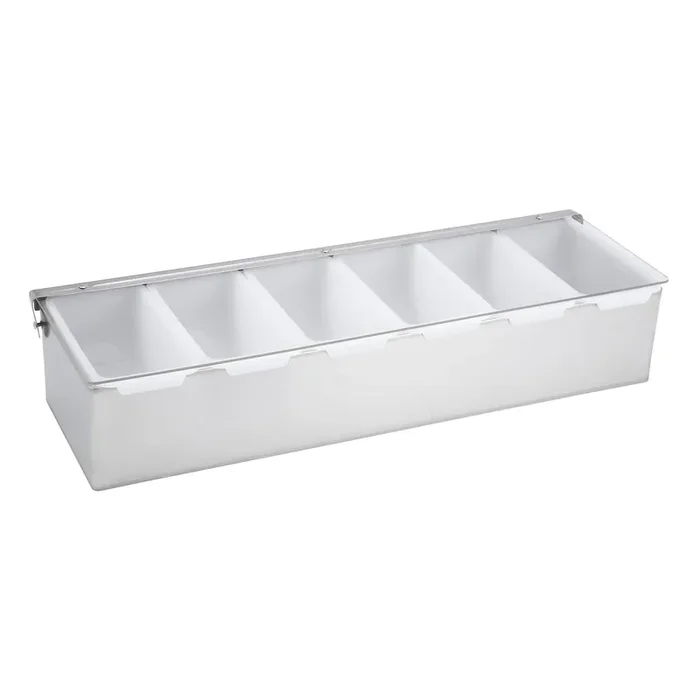 Winco CDP-6 6 Compartment Condiment Dispenser