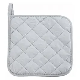 Winco PH-8S 8″ x 8″ Silver Silicone Coated Cotton Pot Holder