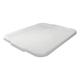 Winco PLW-CW White Polypropylene Dish Box Cover for PLW-7W