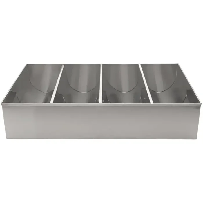 Winco SCB-4 S/S 4-Compartment Cutlery Organizer