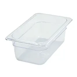 Winco SP7404 1/4 Size Clear Polycarbonate Food Pan, 3 1/2″ Deep