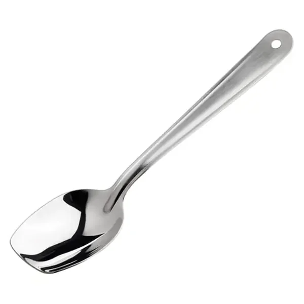 Winco SPS-S10 Satin S/S Solid Slanted 10″ Plating Spoon