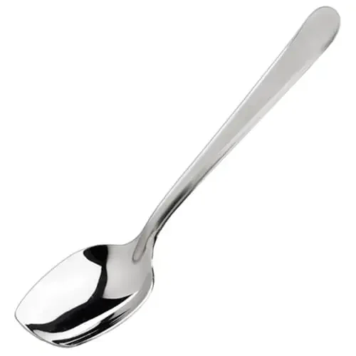 Winco SPS-S8 Satin S/S Solid Slanted 8″ Plating Spoon