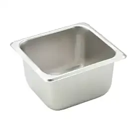 Winco SPS4 1/6 Size Steam Table Food Pan, 4″ Deep