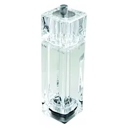 Winco WPMP-6 6″ Clear Acrylic Pepper Mill/Salt Shaker