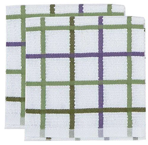 Windowpane Meadow 2PC Dishcloth