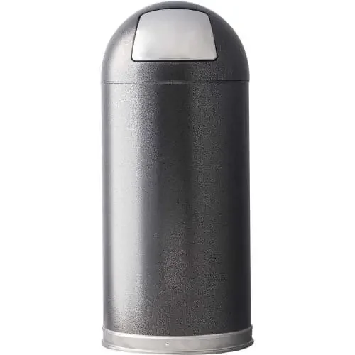 Witt 15DTSVN Silver Vein 15 Gallon Waste Receptacle