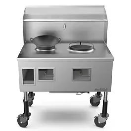 WOK2-NG Commercial 2 Ring Chinese Wok Range – Natural Gas
