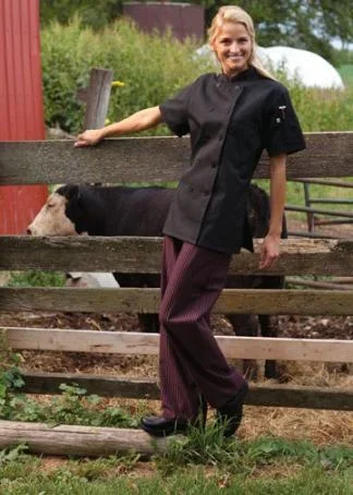 Women’s Chef Coat Tahoe Blk LG