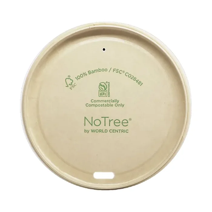 World Centric CUL-SU-12 No Tree Lid for 10-20 oz. Hot Cup – 1000 / CS