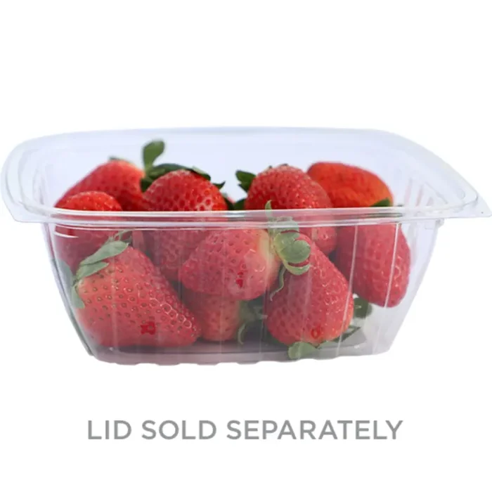 World Centric RD-CS-32 Plastic Clear 32 Oz. Deli Container – 600 / CS