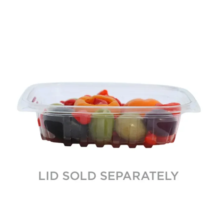 World Centric RD-CS-8 Plastic Clear 8 Ounce Deli Container – 900 / CS