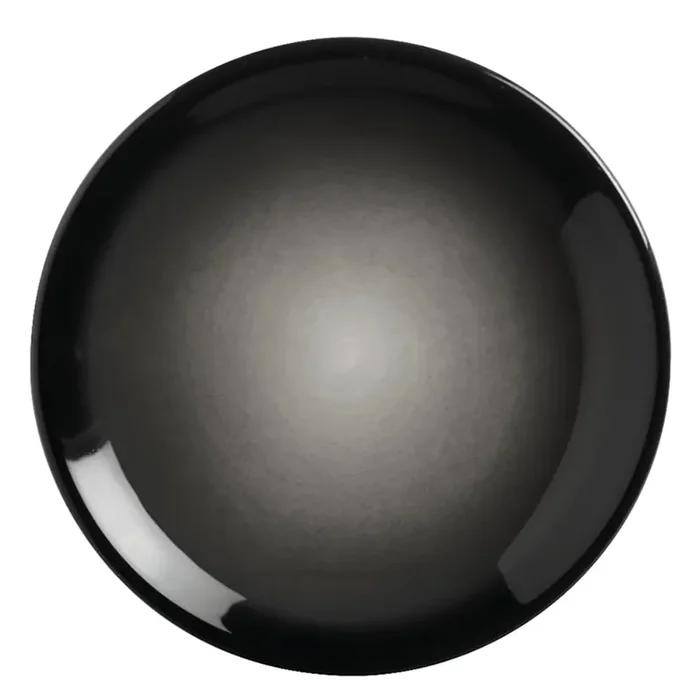 World Tableware PEB-3-O Pebblebrook 11″ Obsidian Coupe Plate – 12 / CS