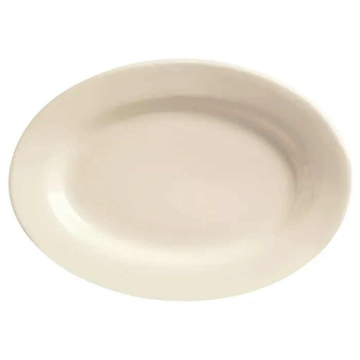 World Tableware PWC-60 Princess White 13.5″ RE Oval Platter – 12 / CS