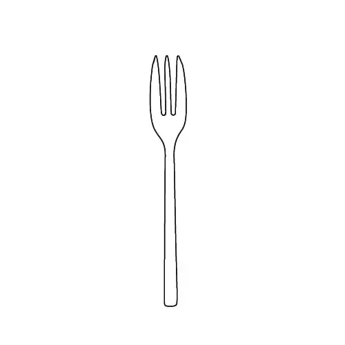 Worthy, Noble & Kent 5369S027 Silhouette S/S 6″ Cake Fork – Dozen