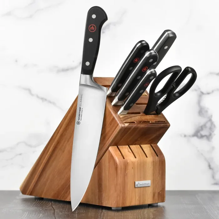 Wusthof Classic 7 Piece Acacia Knife Block Set
