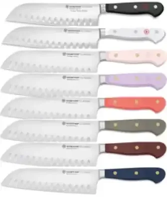 Wusthof Classic – 7″ Hollow Edge Santoku Knife – Color Options & Engraving Available