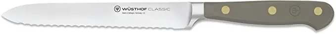 Wusthof Classic Velvet Oyster – 5″ Serrated Utility Knife