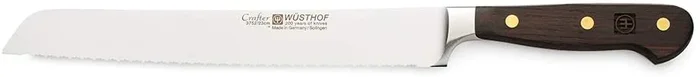 WUSTHOF Crafter Serrated Bread Knife, 9 inch, Brown
