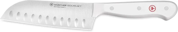 Wusthof Gourmet White – 5″ Santoku Knife w/Hollow Edge