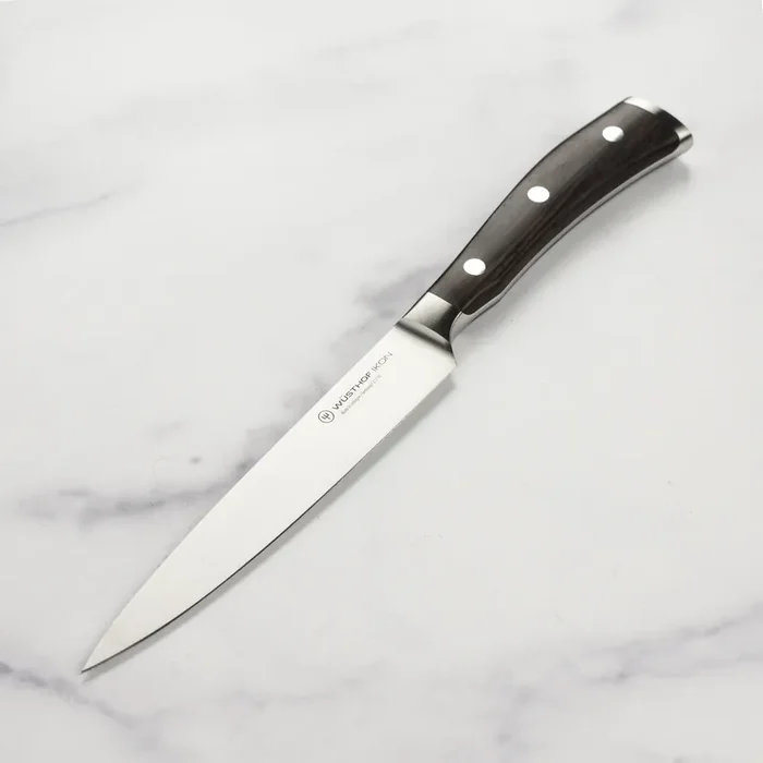 Wusthof Ikon Blackwood 6″ Utility Knife