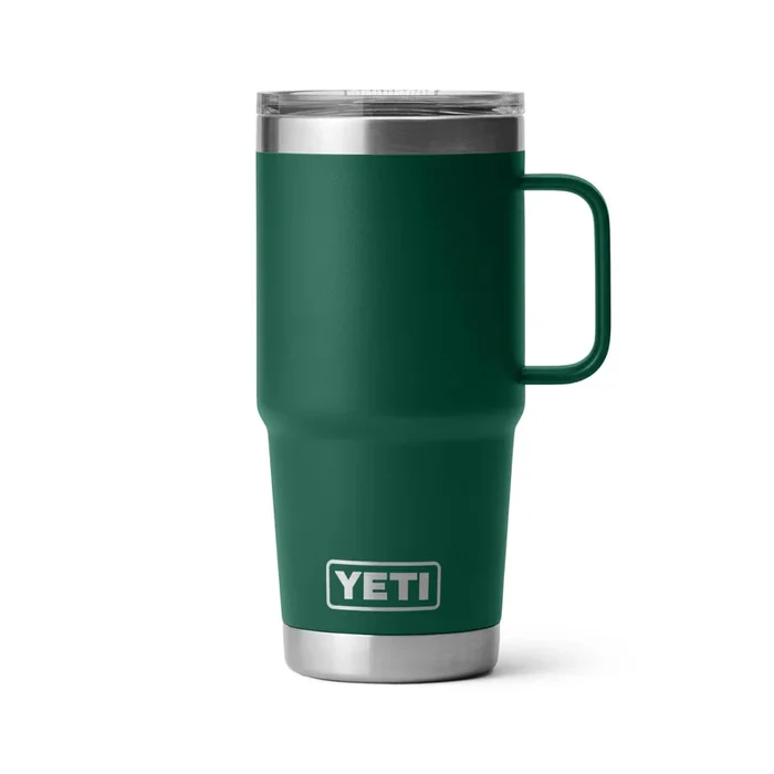 YETI Rambler 20 oz Travel Mug – Black Forest Green