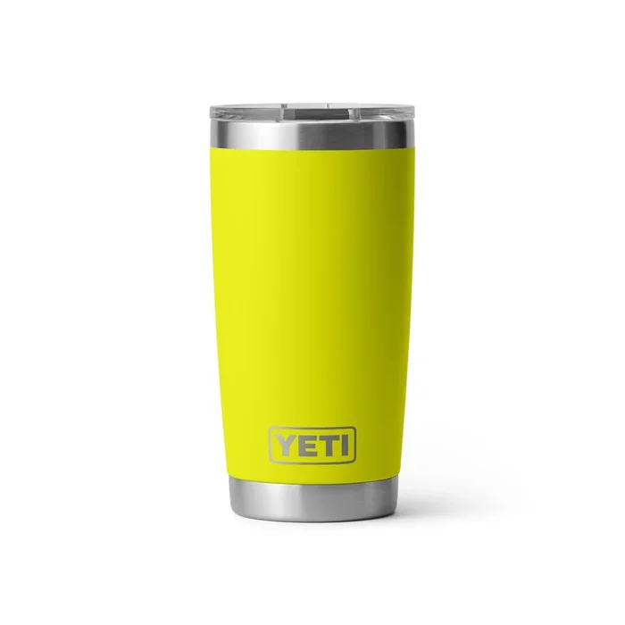 YETI Rambler 20 oz Tumbler – Firefly Yellow