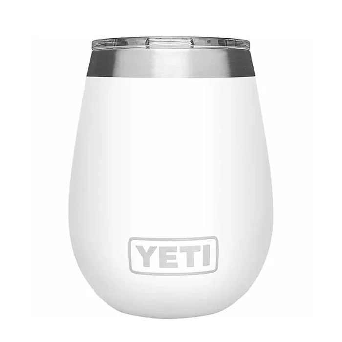 YETI Wine Rambler White with Magslider Lid
