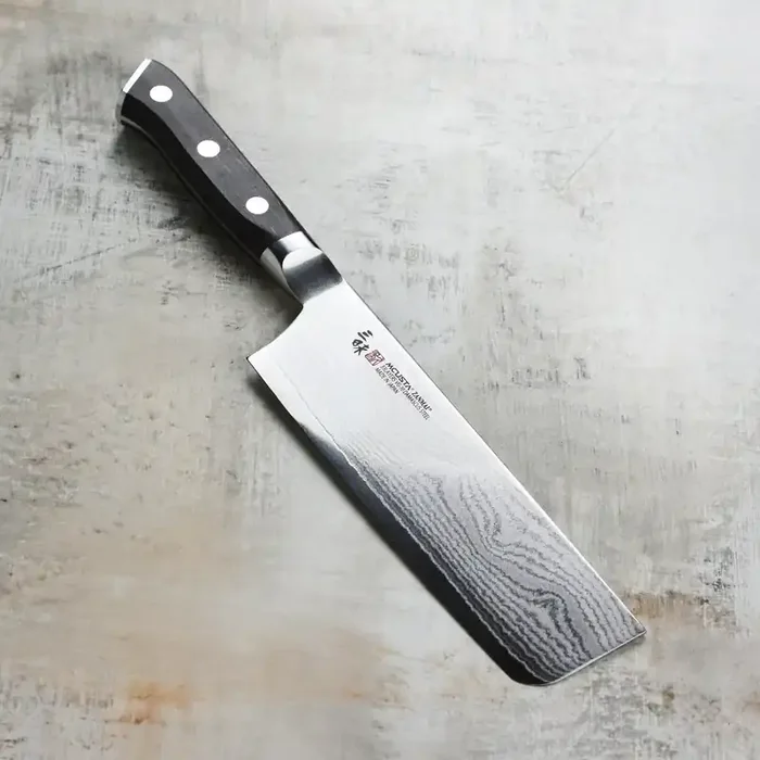 Zanmai Classic Damascus Ironwood 6.5″ Nakiri