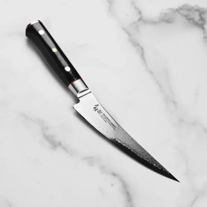 Zanmai Classic Pro Zebra Damascus 6.5″ Curved Boning Knife