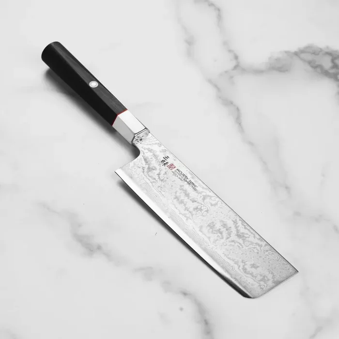 Zanmai Hybrid Damascus Splash 6.5″ Nakiri