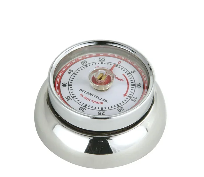Zassenhaus Retro Kitchen Timer – Chrome