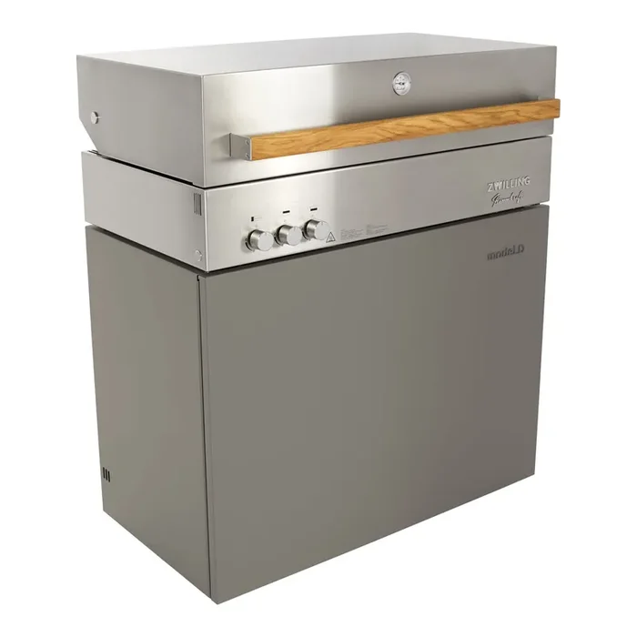 ZWILLING Flammkraft Model D Propane gas grill, taupe