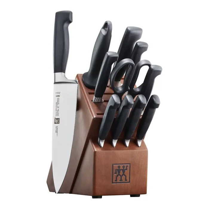 ZWILLING Four Star 12-pc, Knife block set, walnut