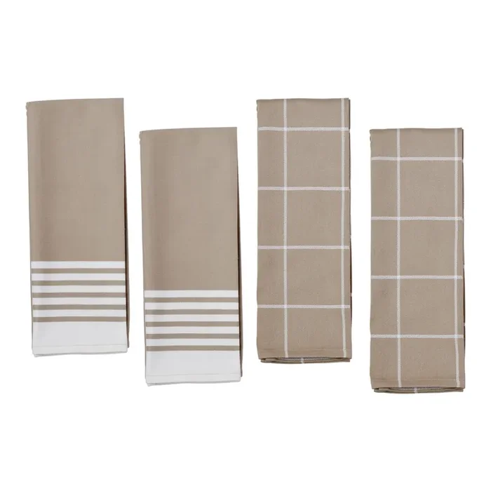 ZWILLING Kitchen Accessories Kitchen Towels Set, Taupe